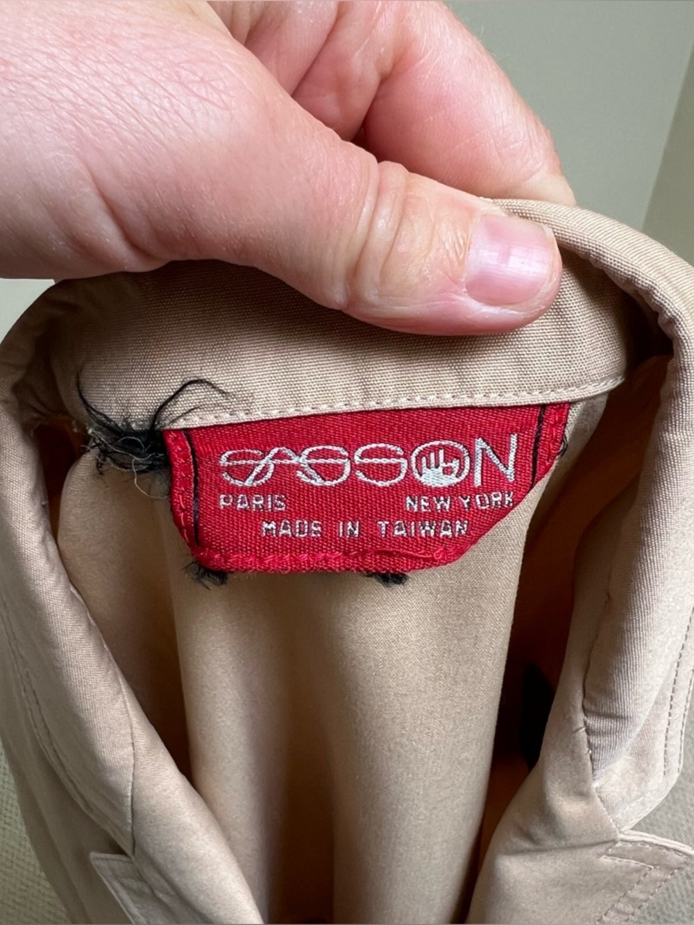 Vintage Sasson Khaki Dress - Picture 12 of 12